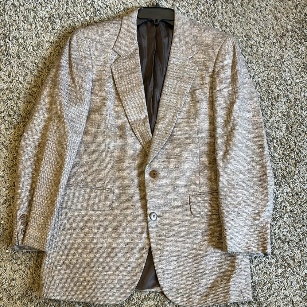 Francesco Maiolo Silk 2 Button Men’s Classic Sport Jacket Blazer‎ Size 38R